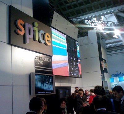 Spice stand at MWC 2008
